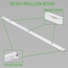 Eti 40 in. L White Plug-In LED Under Cabinet Light Strip 1050 lm 535091610